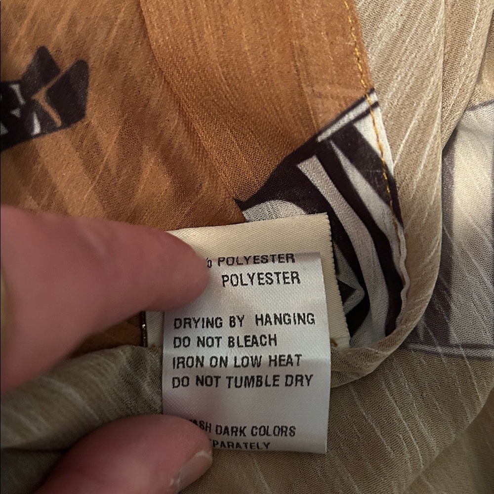 Brown Zebra Print Sarong - Picture 4 of 6